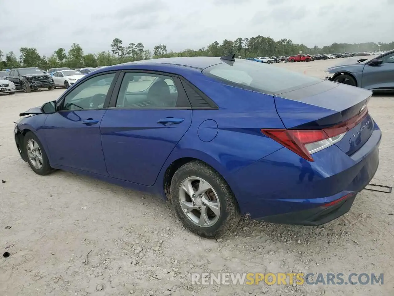 2 Photograph of a damaged car 5NPLL4AG9MH049522 HYUNDAI ELANTRA 2021