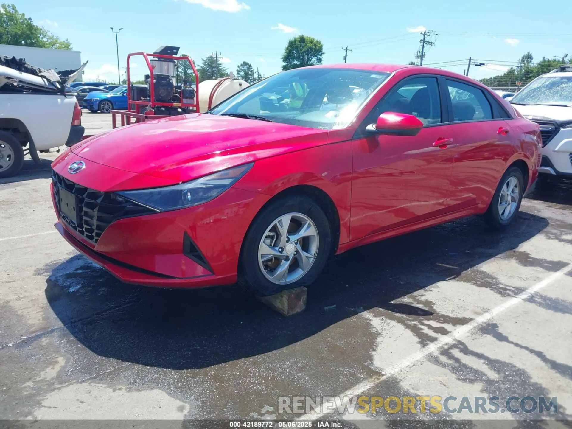 2 Photograph of a damaged car 5NPLL4AGXMH041834 HYUNDAI ELANTRA 2021