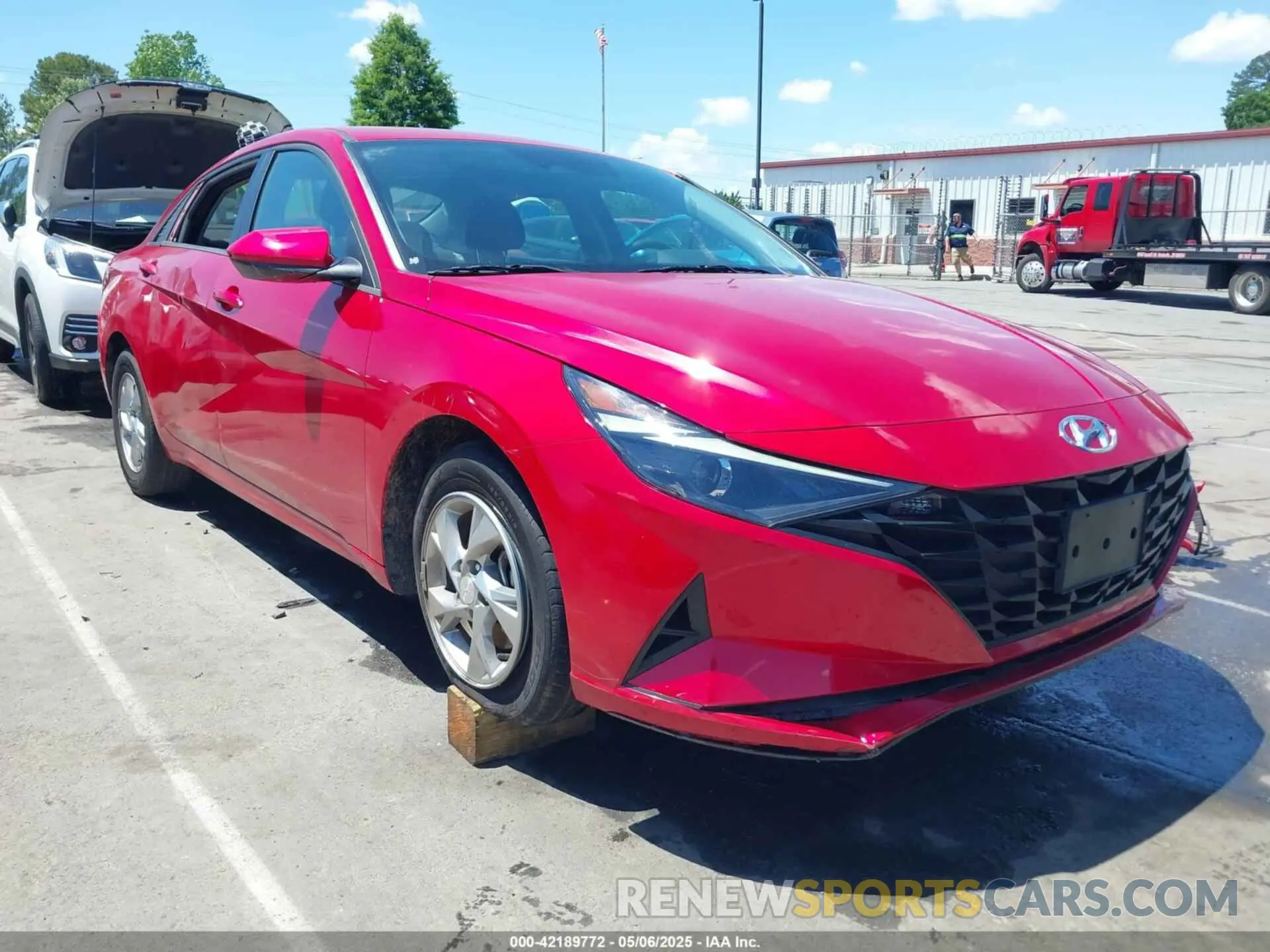 6 Photograph of a damaged car 5NPLL4AGXMH041834 HYUNDAI ELANTRA 2021