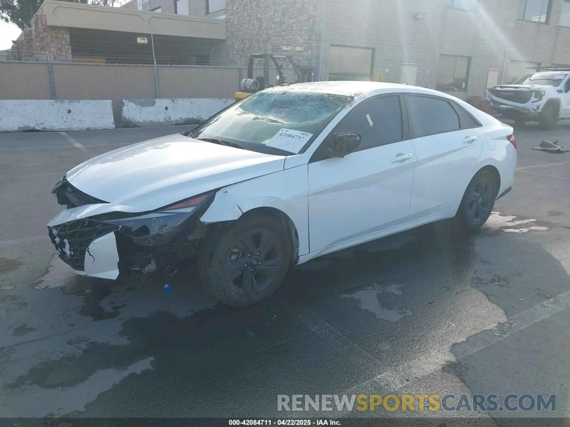 2 Photograph of a damaged car 5NPLM4AG0MH004420 HYUNDAI ELANTRA 2021