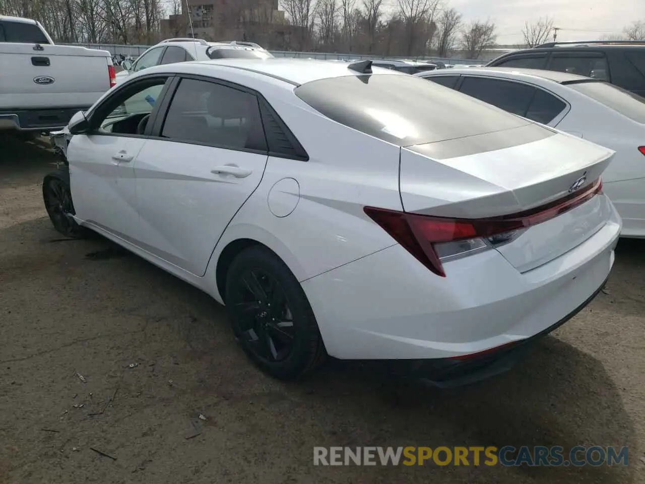 2 Photograph of a damaged car 5NPLM4AG0MH035036 HYUNDAI ELANTRA 2021