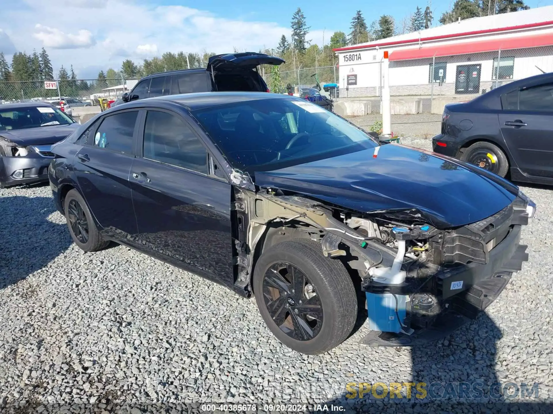 1 Photograph of a damaged car 5NPLM4AG1MH001252 HYUNDAI ELANTRA 2021