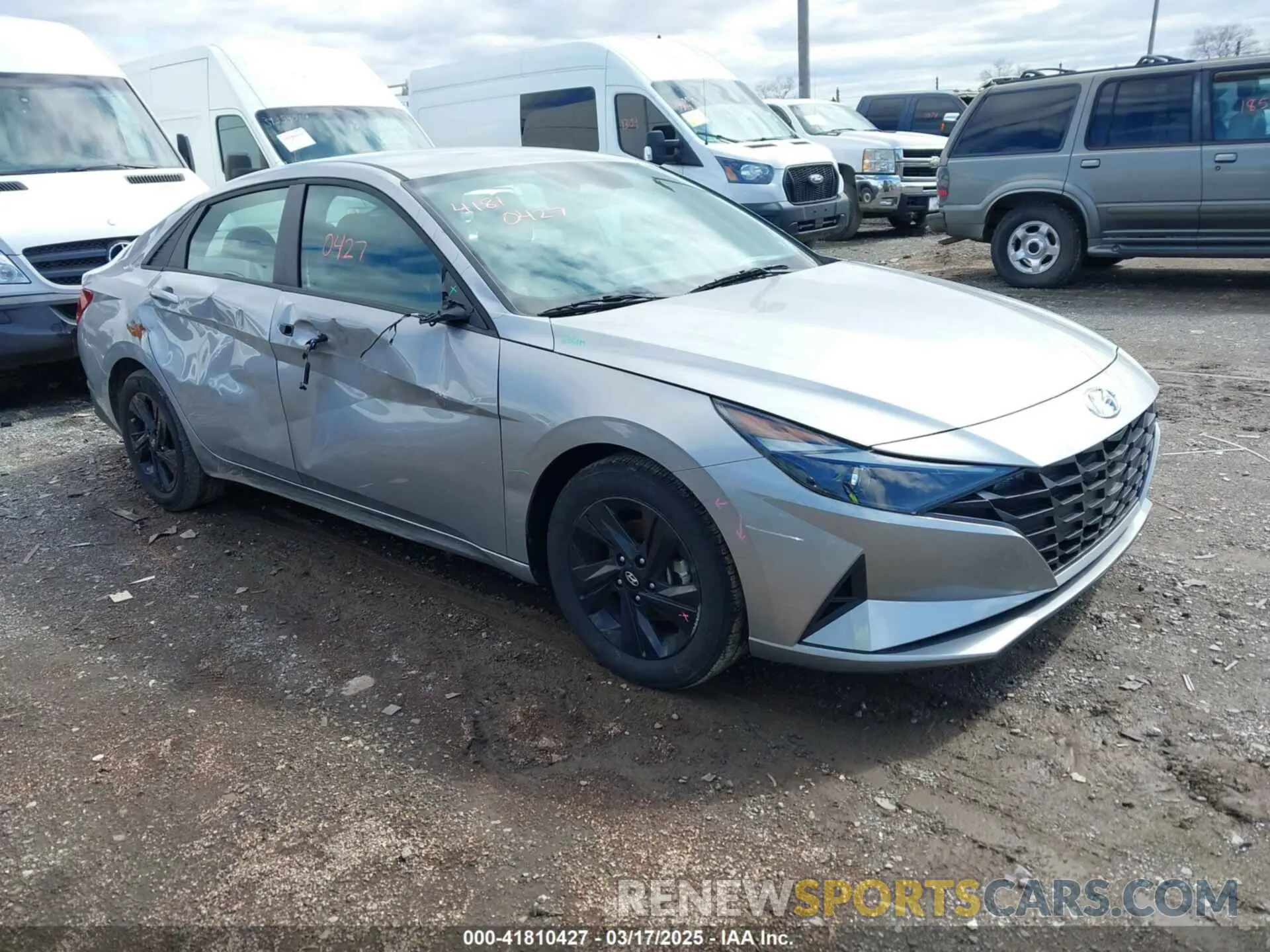 1 Photograph of a damaged car 5NPLM4AG1MH002031 HYUNDAI ELANTRA 2021