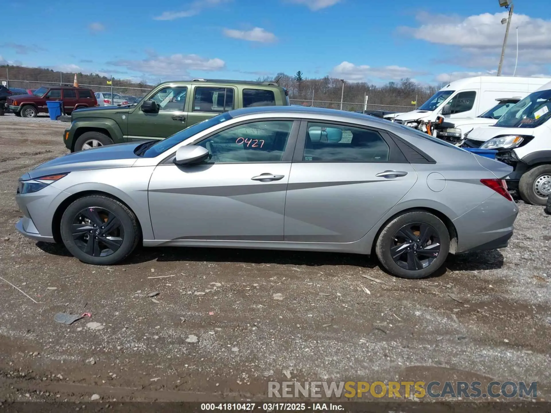 14 Photograph of a damaged car 5NPLM4AG1MH002031 HYUNDAI ELANTRA 2021