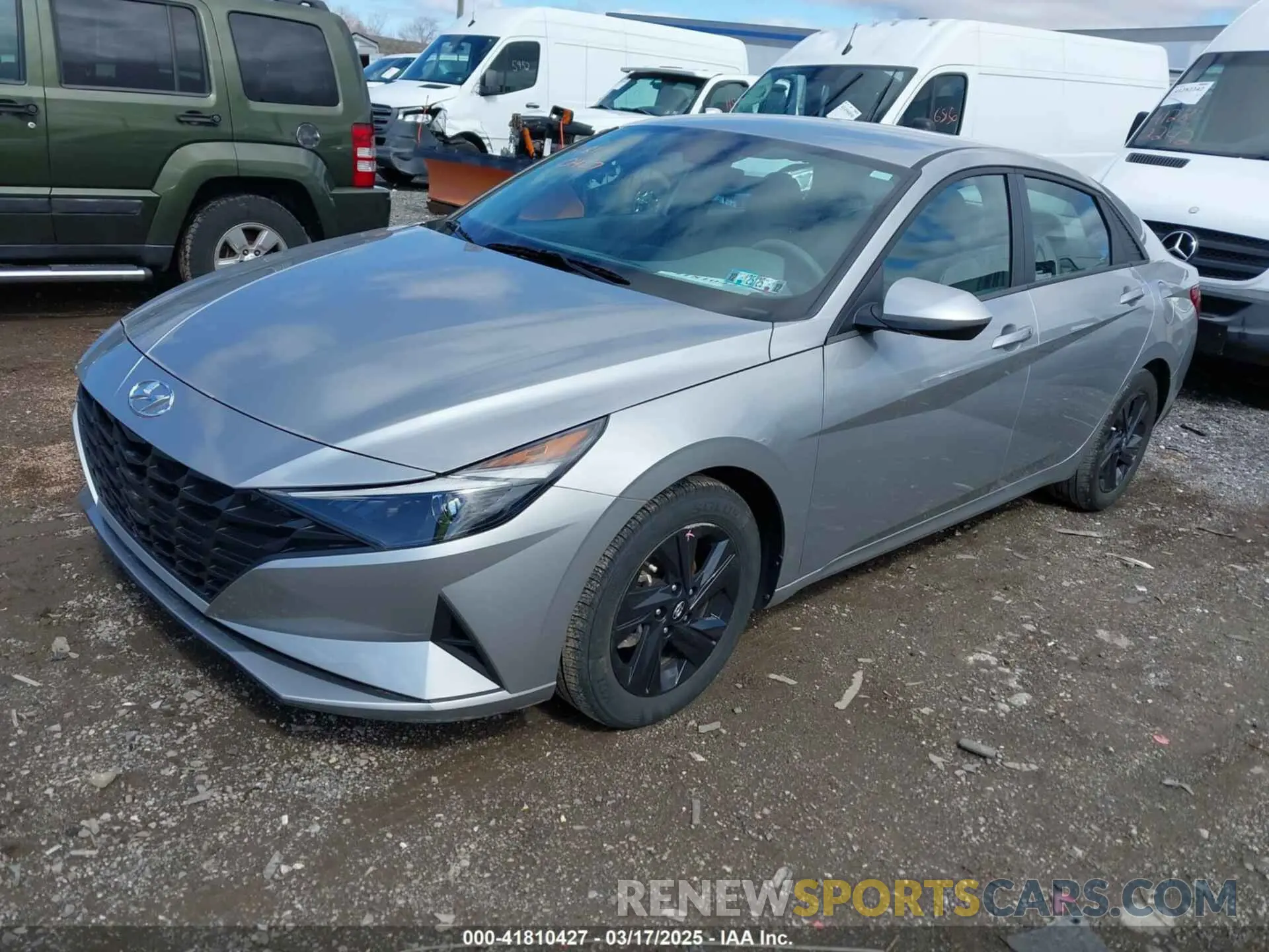 2 Photograph of a damaged car 5NPLM4AG1MH002031 HYUNDAI ELANTRA 2021