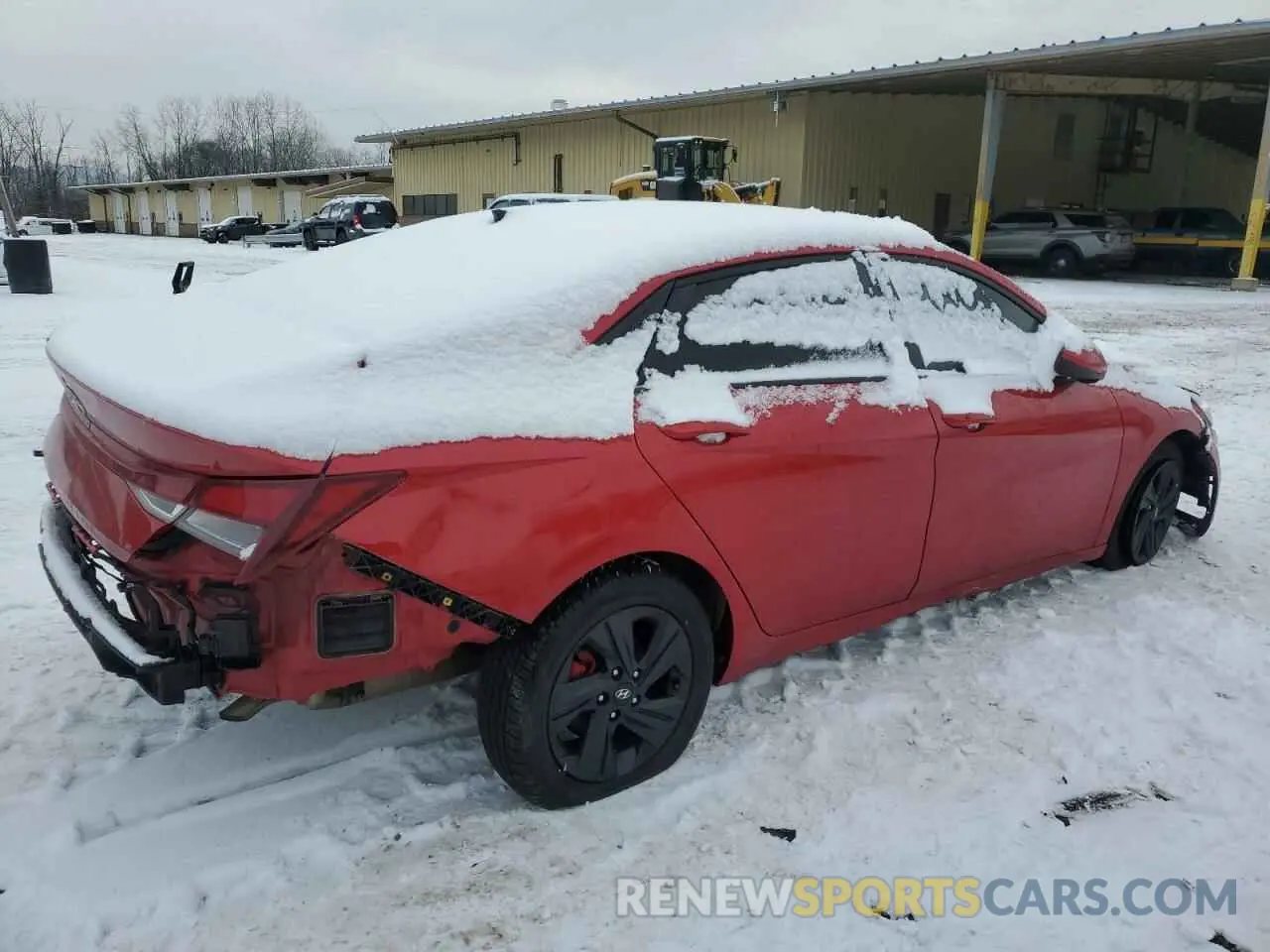3 Photograph of a damaged car 5NPLM4AG1MH006418 HYUNDAI ELANTRA 2021