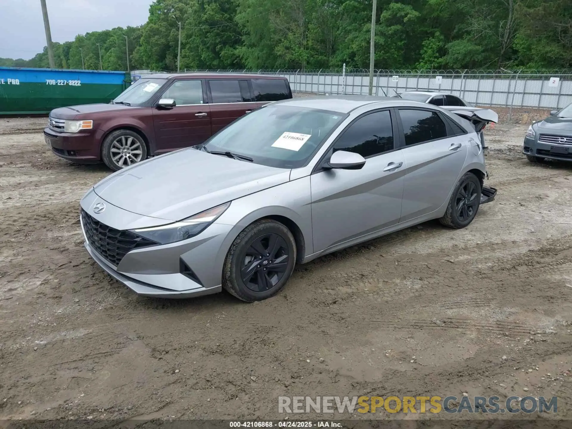2 Photograph of a damaged car 5NPLM4AG1MH008475 HYUNDAI ELANTRA 2021