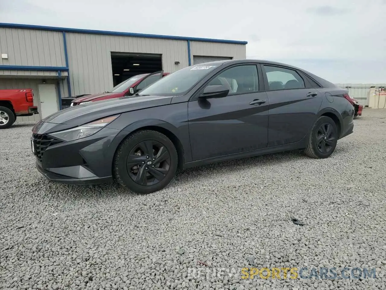 1 Photograph of a damaged car 5NPLM4AG1MH012042 HYUNDAI ELANTRA 2021