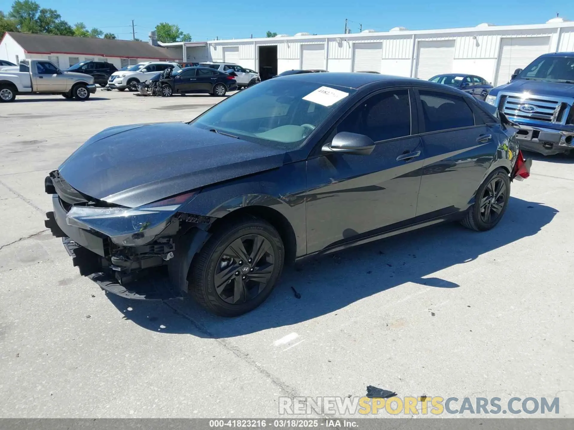 2 Photograph of a damaged car 5NPLM4AG1MH022084 HYUNDAI ELANTRA 2021