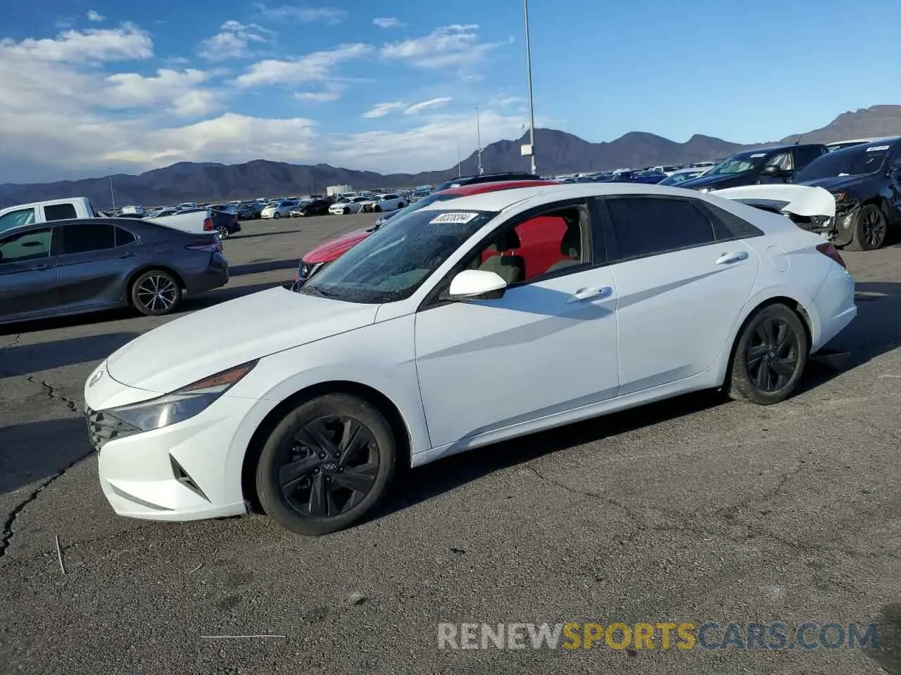 1 Photograph of a damaged car 5NPLM4AG1MH029763 HYUNDAI ELANTRA 2021