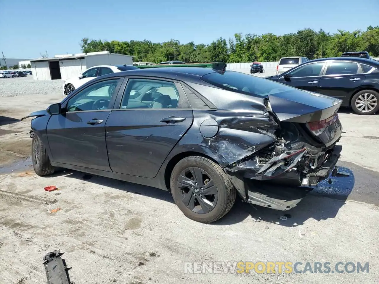 2 Photograph of a damaged car 5NPLM4AG1MH037474 HYUNDAI ELANTRA 2021