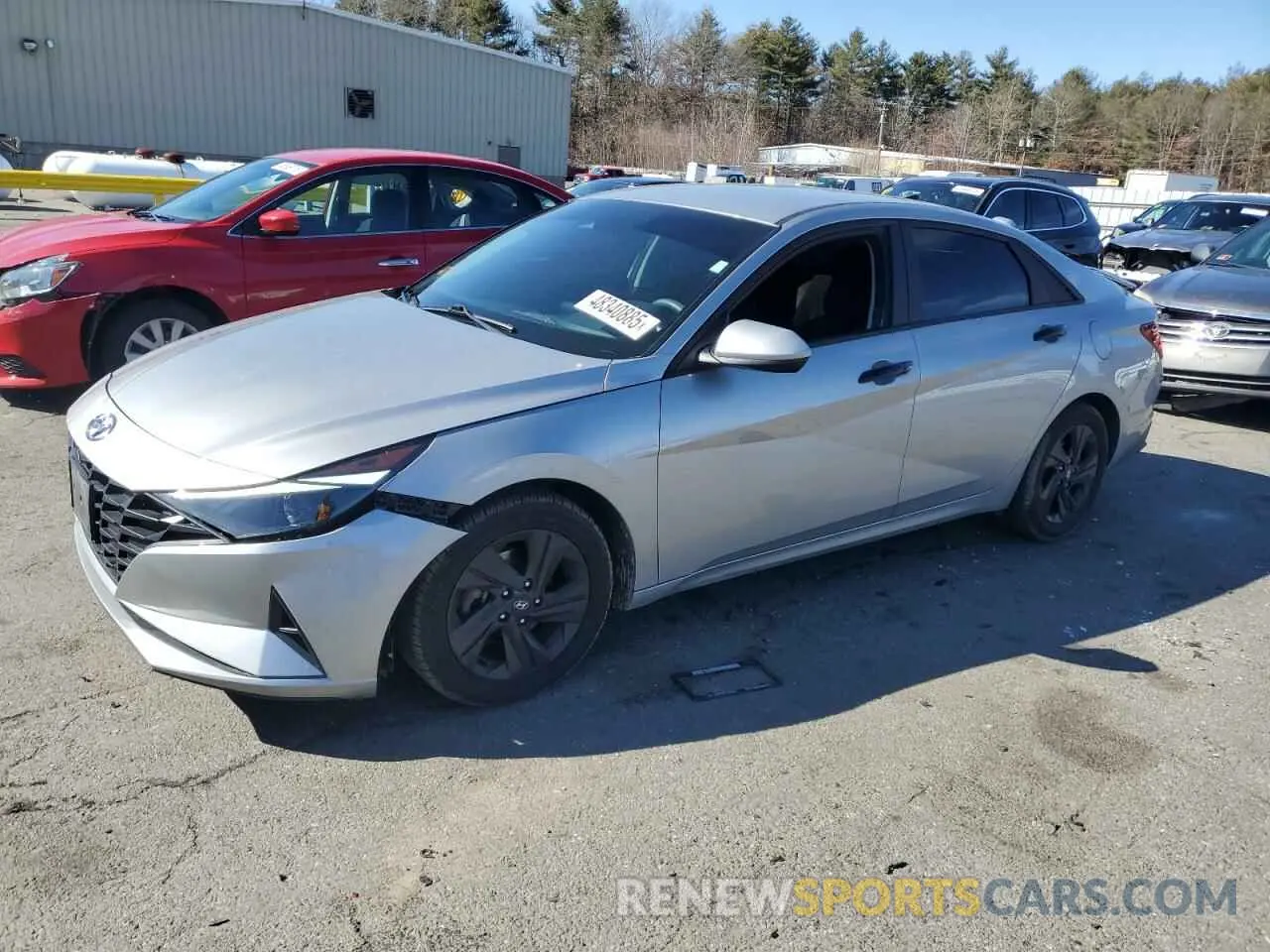 1 Photograph of a damaged car 5NPLM4AG2MH010851 HYUNDAI ELANTRA 2021