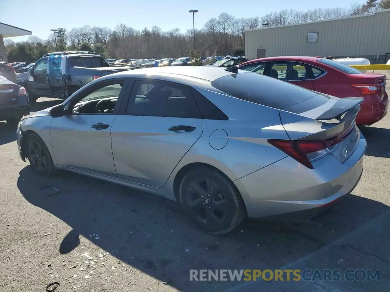 2 Photograph of a damaged car 5NPLM4AG2MH010851 HYUNDAI ELANTRA 2021