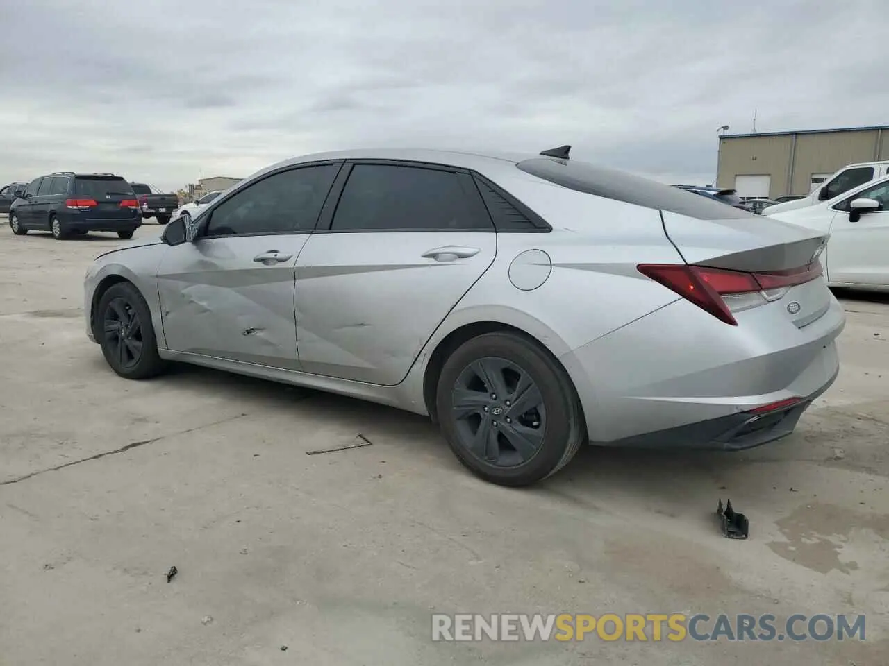 2 Photograph of a damaged car 5NPLM4AG2MH023034 HYUNDAI ELANTRA 2021