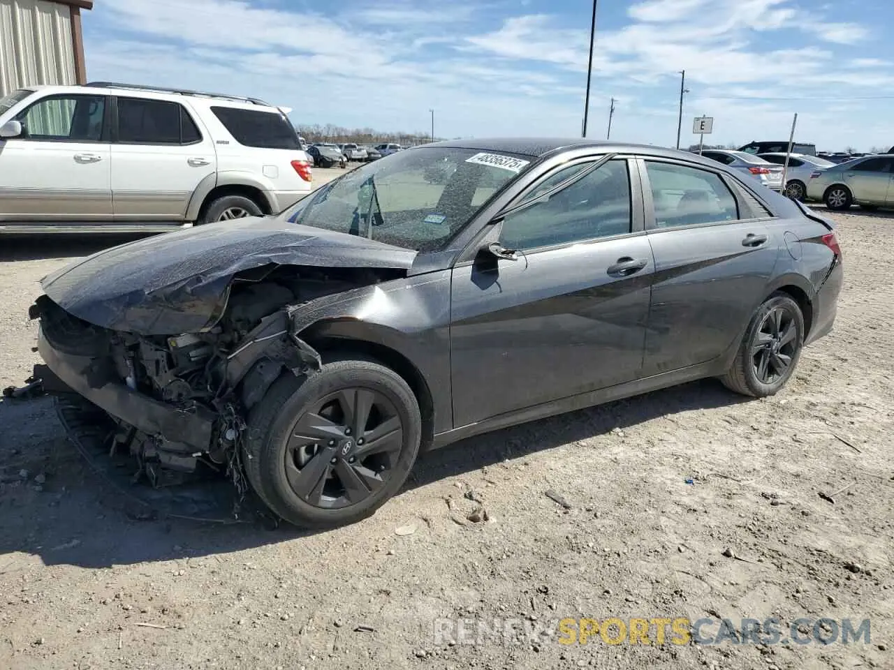 1 Photograph of a damaged car 5NPLM4AG2MH039721 HYUNDAI ELANTRA 2021