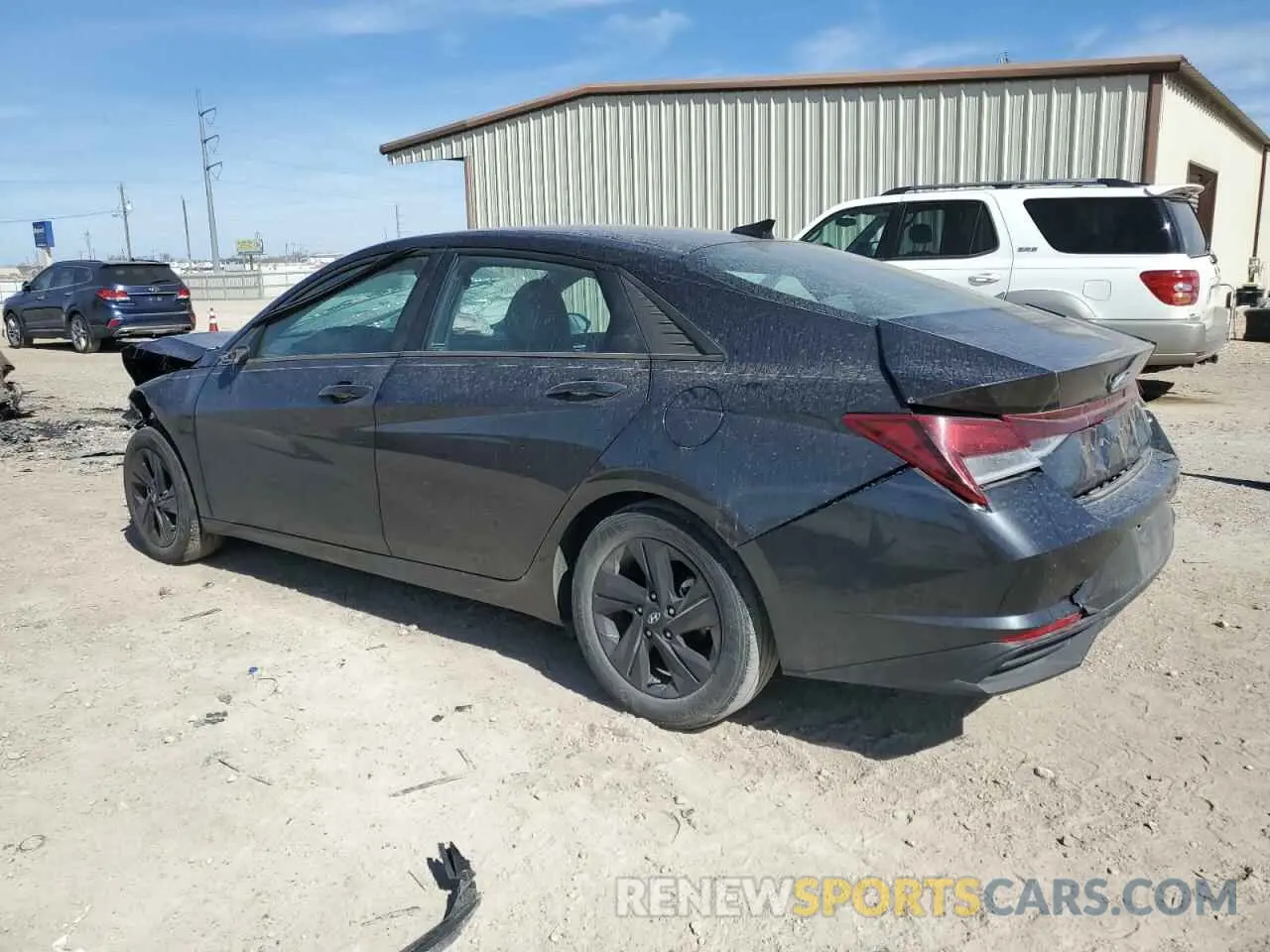 2 Photograph of a damaged car 5NPLM4AG2MH039721 HYUNDAI ELANTRA 2021