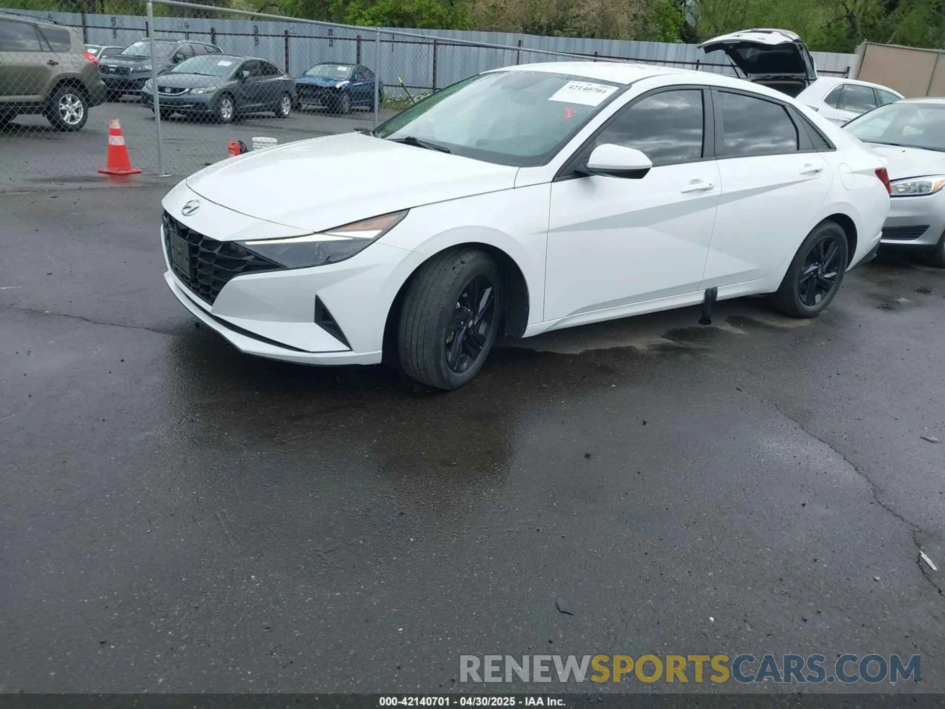 2 Photograph of a damaged car 5NPLM4AG2MH051299 HYUNDAI ELANTRA 2021