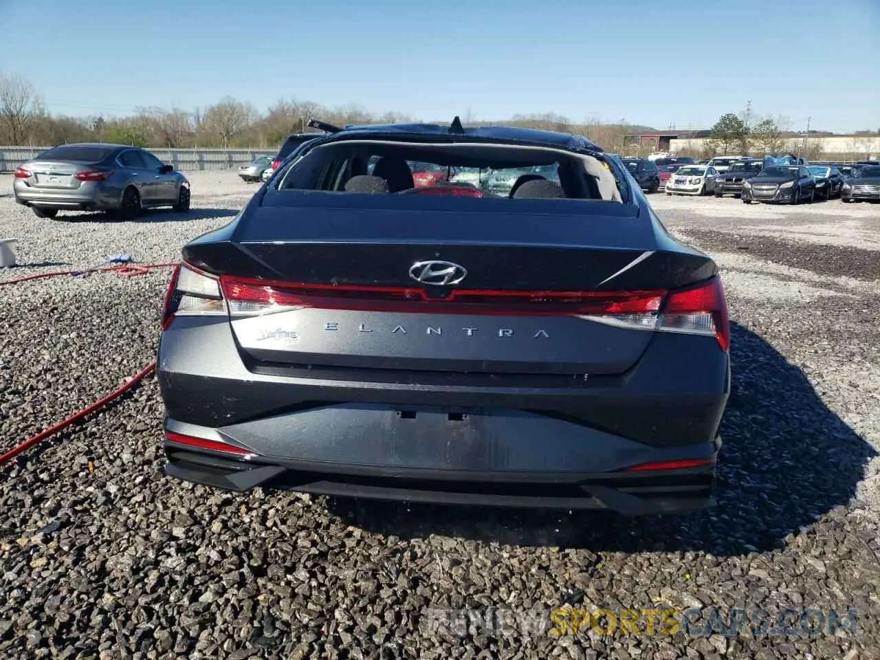 6 Photograph of a damaged car 5NPLM4AG3MH009790 HYUNDAI ELANTRA 2021