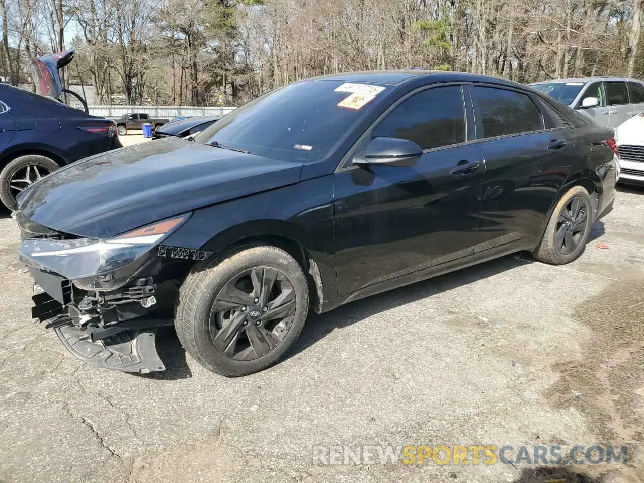 1 Photograph of a damaged car 5NPLM4AG3MH021647 HYUNDAI ELANTRA 2021