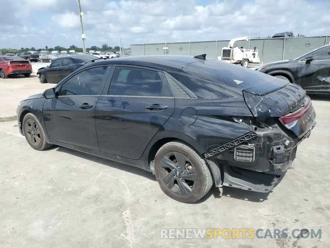 2 Photograph of a damaged car 5NPLM4AG3MH027917 HYUNDAI ELANTRA 2021