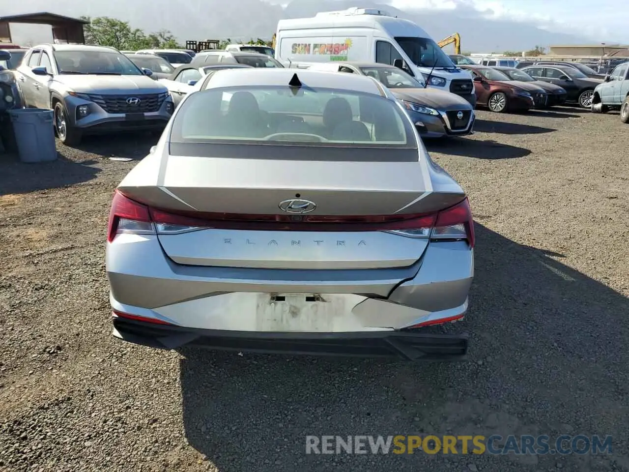 6 Photograph of a damaged car 5NPLM4AG3MH036200 HYUNDAI ELANTRA 2021
