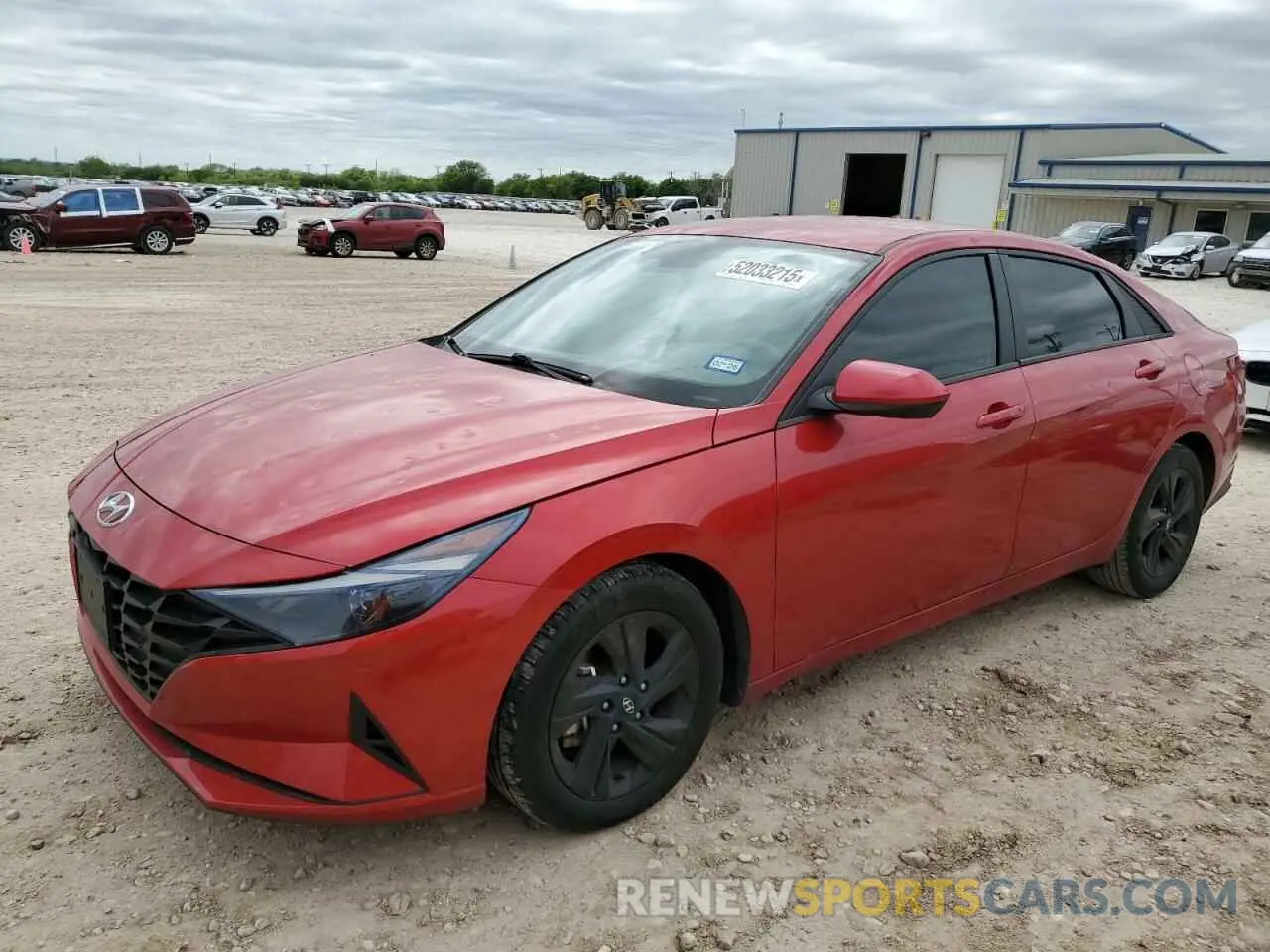 1 Photograph of a damaged car 5NPLM4AG3MH046130 HYUNDAI ELANTRA 2021