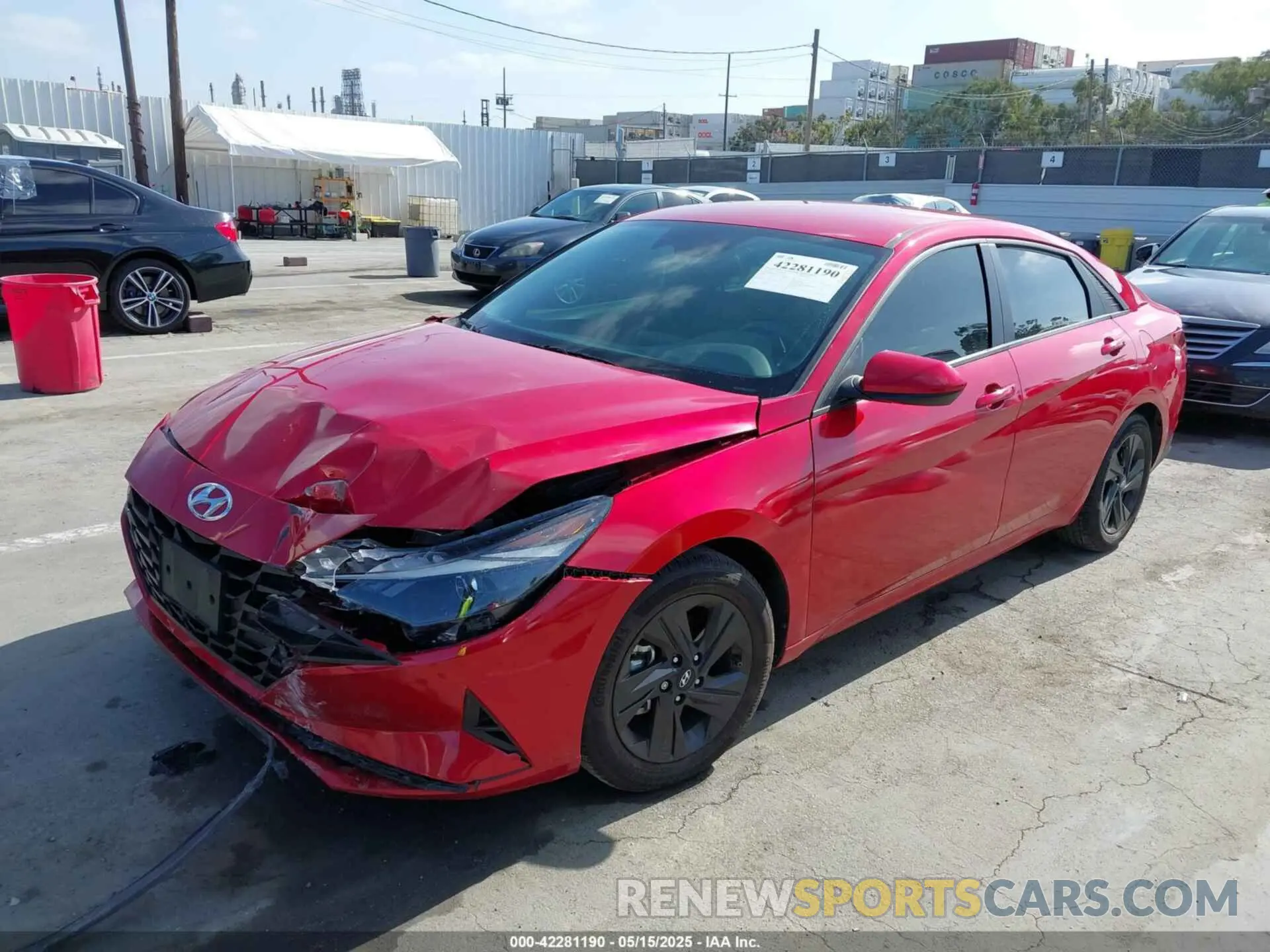 2 Photograph of a damaged car 5NPLM4AG4MH032849 HYUNDAI ELANTRA 2021
