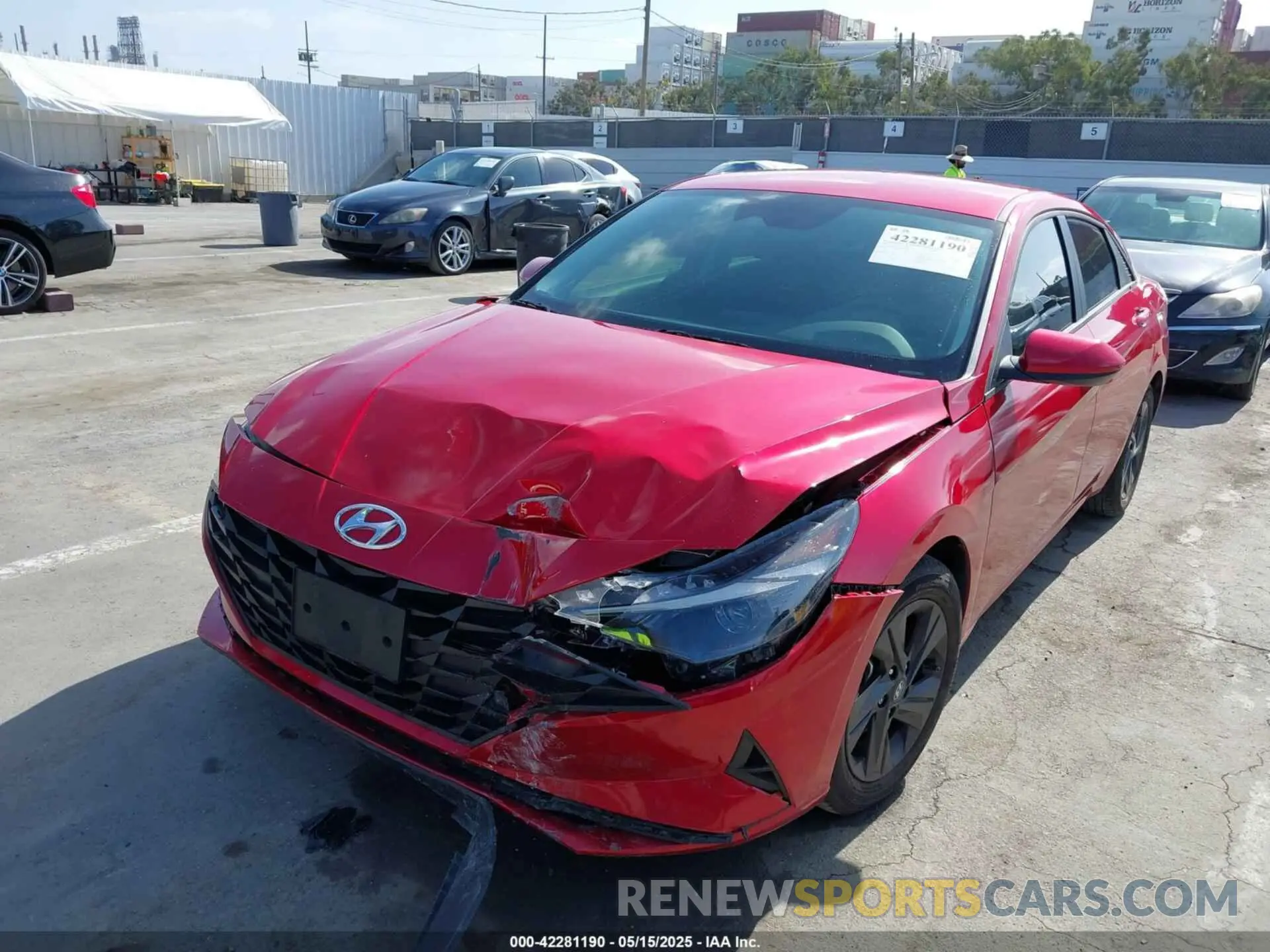 6 Photograph of a damaged car 5NPLM4AG4MH032849 HYUNDAI ELANTRA 2021