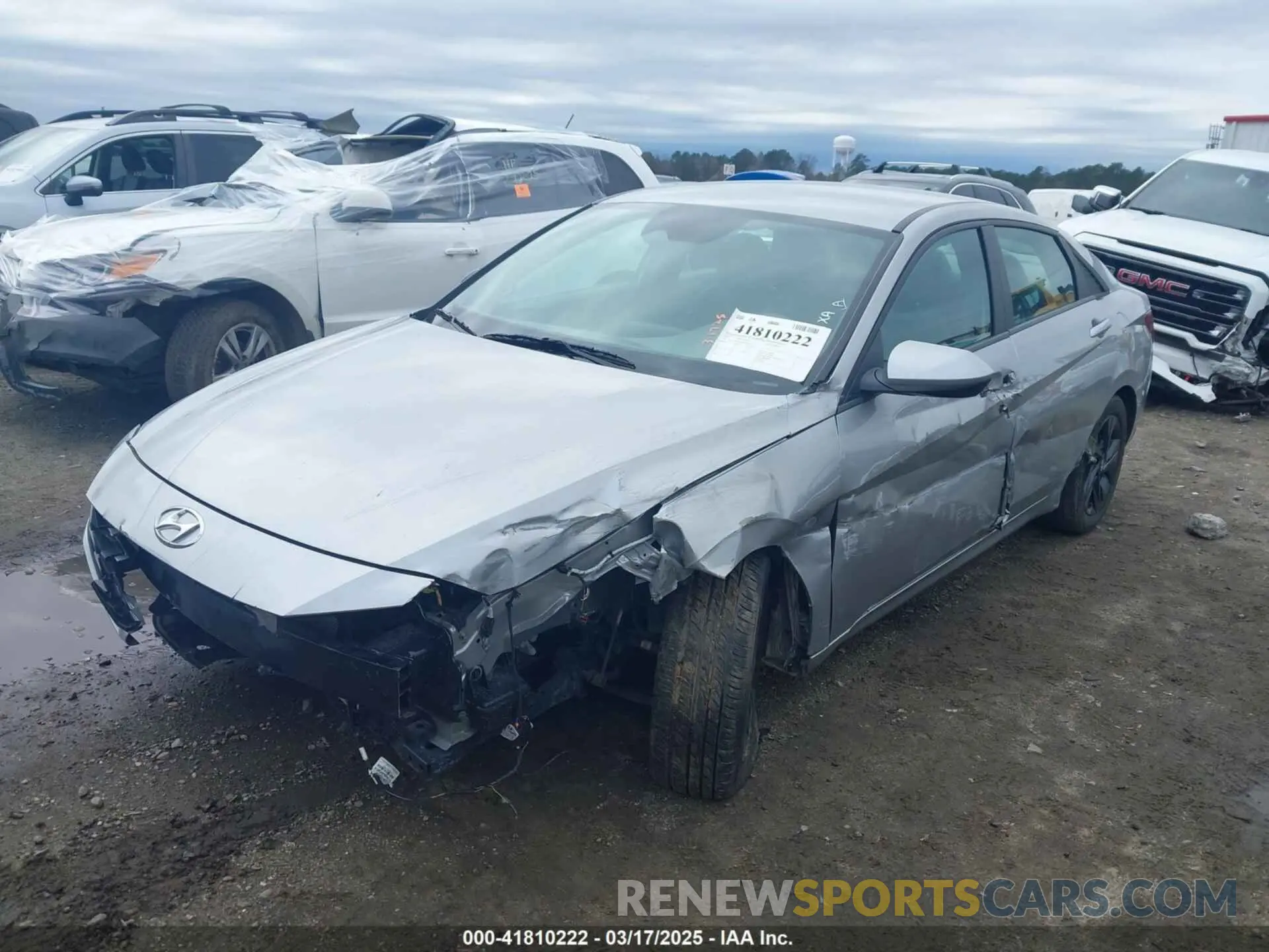2 Photograph of a damaged car 5NPLM4AG4MH046086 HYUNDAI ELANTRA 2021