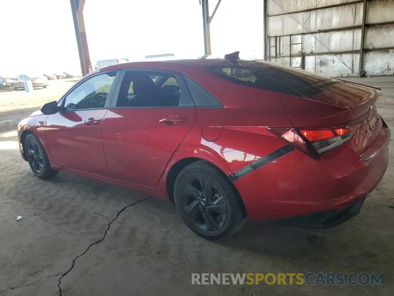 2 Photograph of a damaged car 5NPLM4AG4MH048842 HYUNDAI ELANTRA 2021