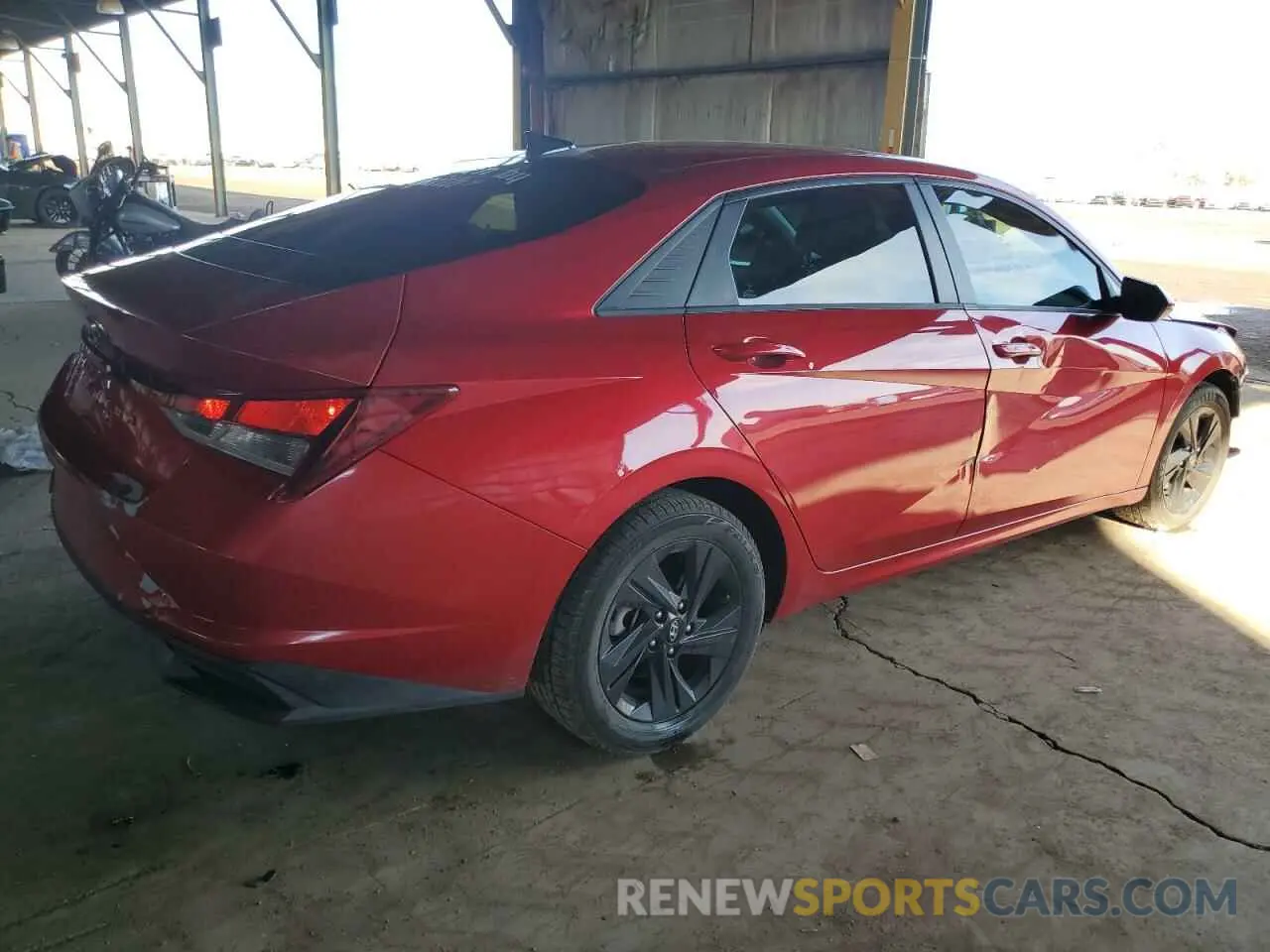 3 Photograph of a damaged car 5NPLM4AG4MH048842 HYUNDAI ELANTRA 2021