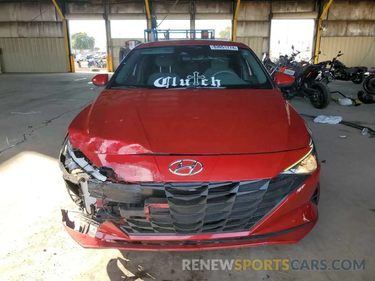 5 Photograph of a damaged car 5NPLM4AG4MH048842 HYUNDAI ELANTRA 2021