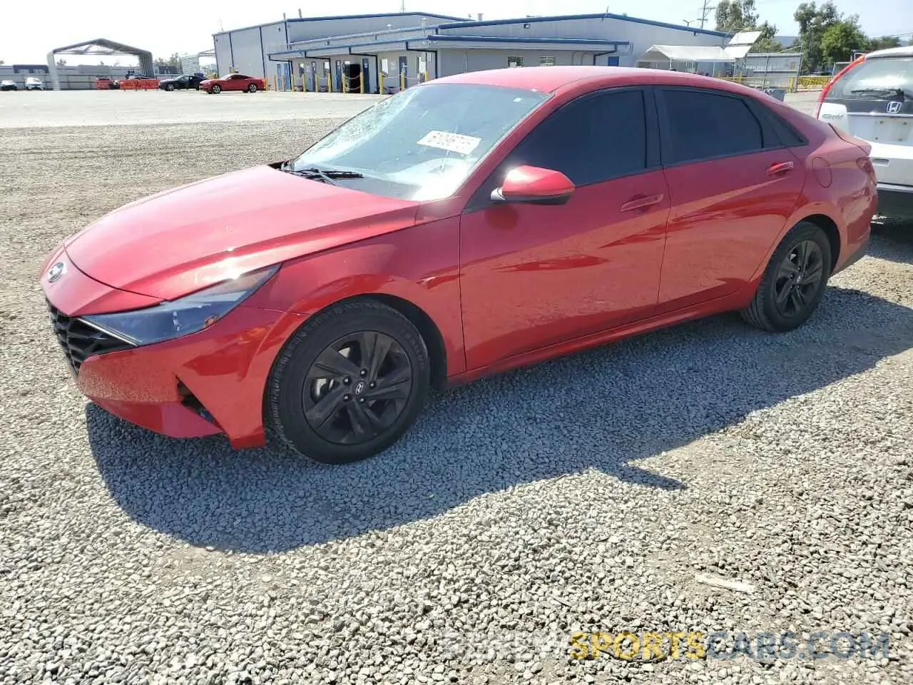 1 Photograph of a damaged car 5NPLM4AG4MH051336 HYUNDAI ELANTRA 2021