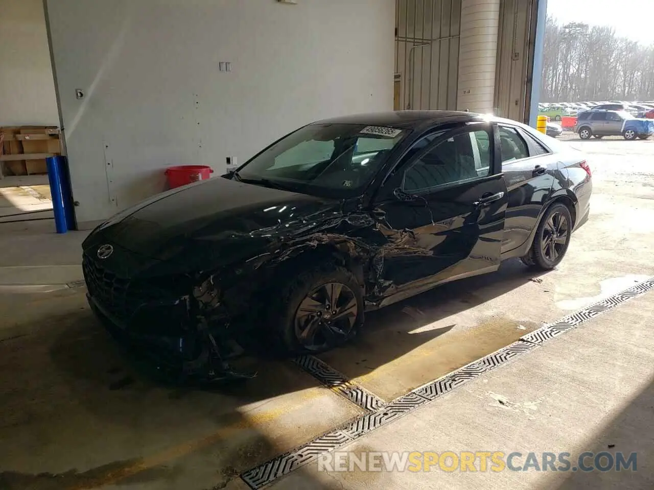 1 Photograph of a damaged car 5NPLM4AG5MH001724 HYUNDAI ELANTRA 2021