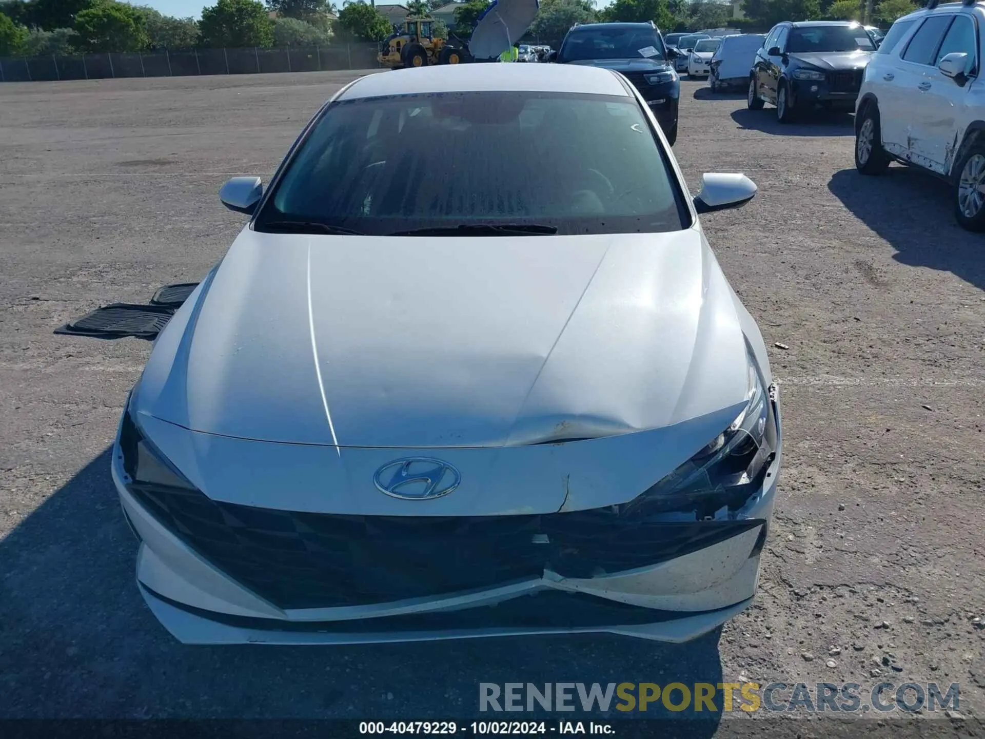 6 Photograph of a damaged car 5NPLM4AG6MH022288 HYUNDAI ELANTRA 2021