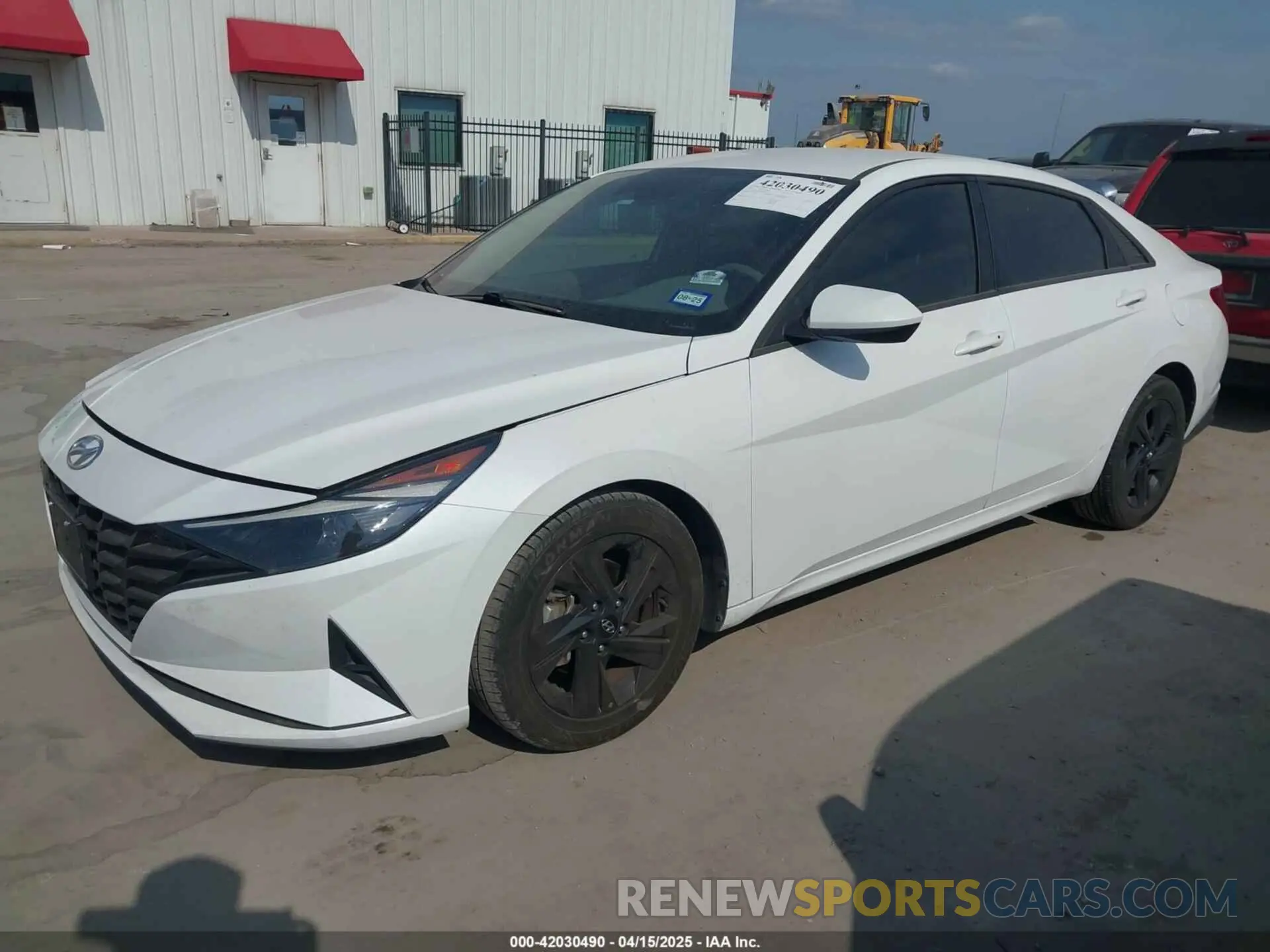 2 Photograph of a damaged car 5NPLM4AG6MH052410 HYUNDAI ELANTRA 2021