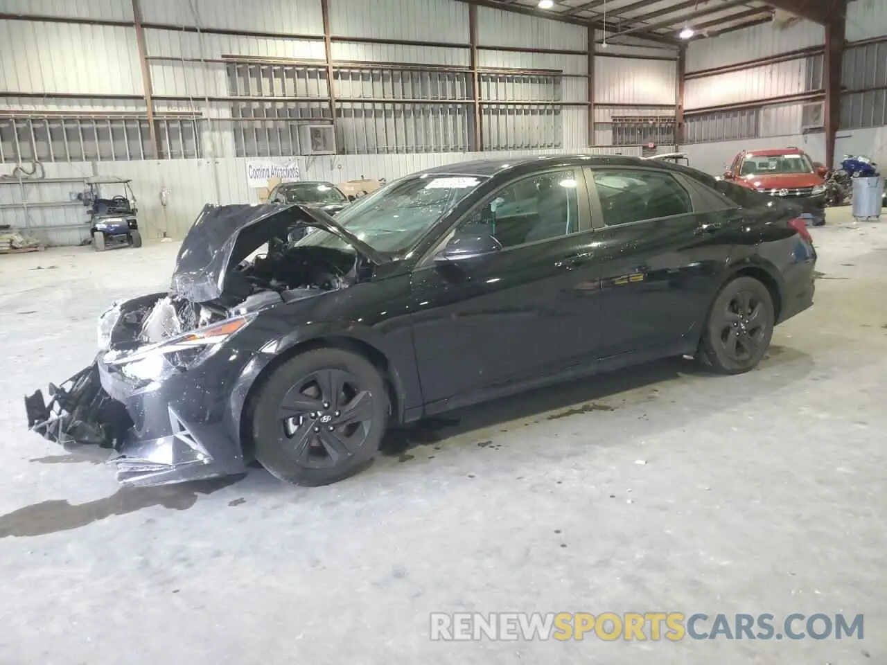 1 Photograph of a damaged car 5NPLM4AG7MH003345 HYUNDAI ELANTRA 2021
