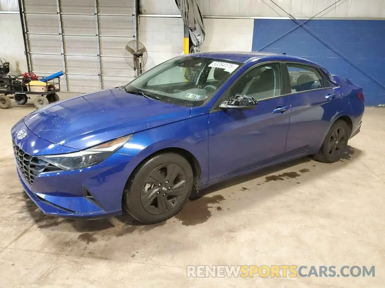 1 Photograph of a damaged car 5NPLM4AG7MH011834 HYUNDAI ELANTRA 2021