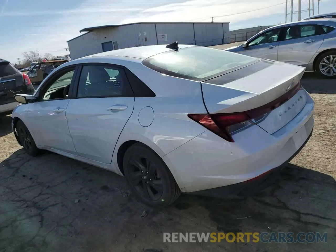 2 Photograph of a damaged car 5NPLM4AG7MH019674 HYUNDAI ELANTRA 2021