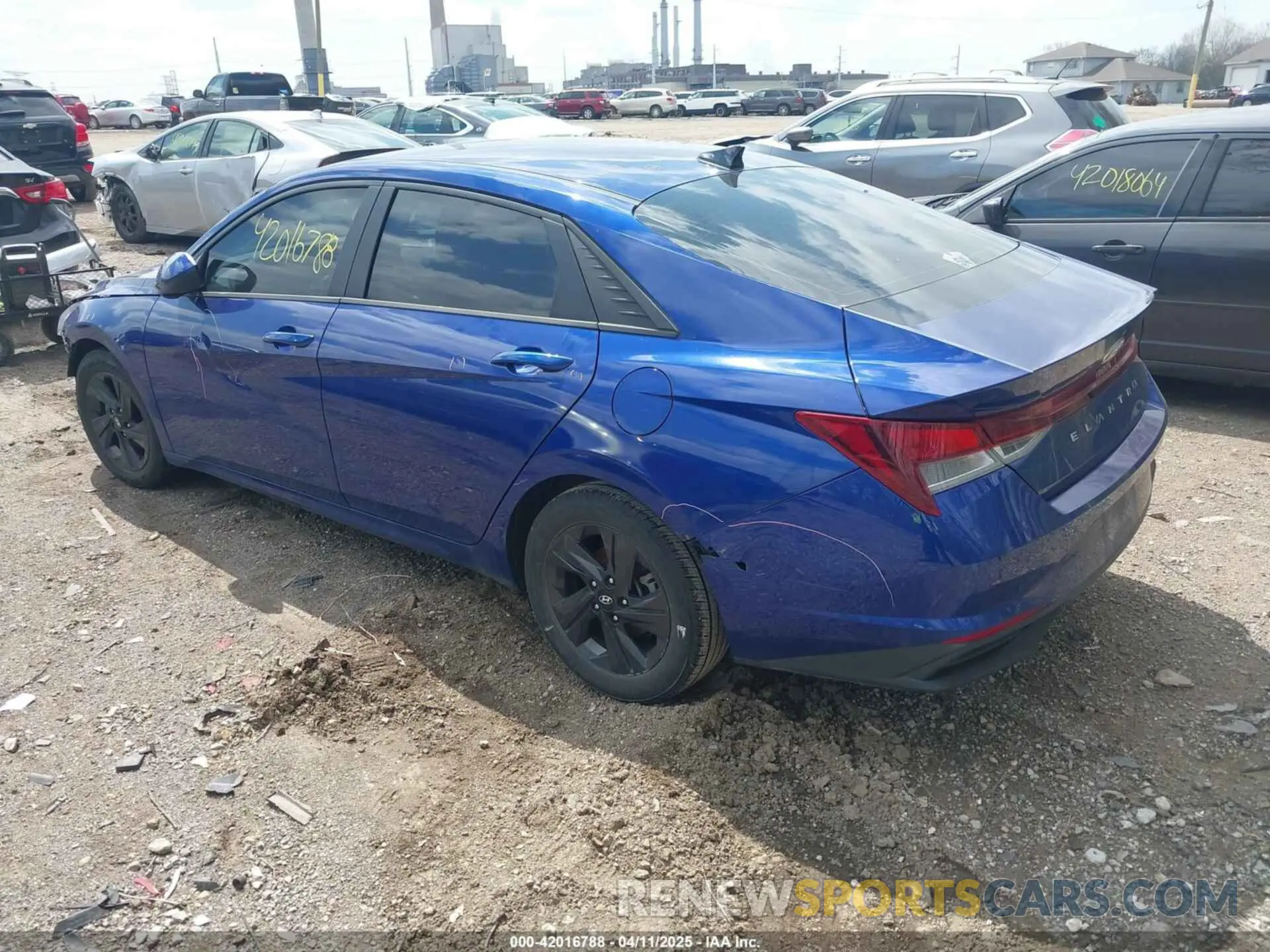 3 Photograph of a damaged car 5NPLM4AG7MH045336 HYUNDAI ELANTRA 2021