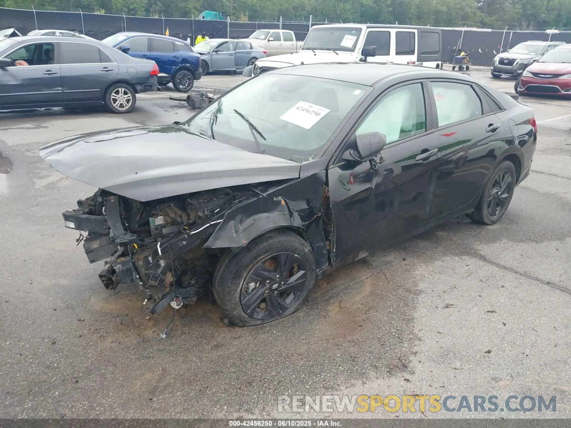 2 Photograph of a damaged car 5NPLM4AG7MH045580 HYUNDAI ELANTRA 2021