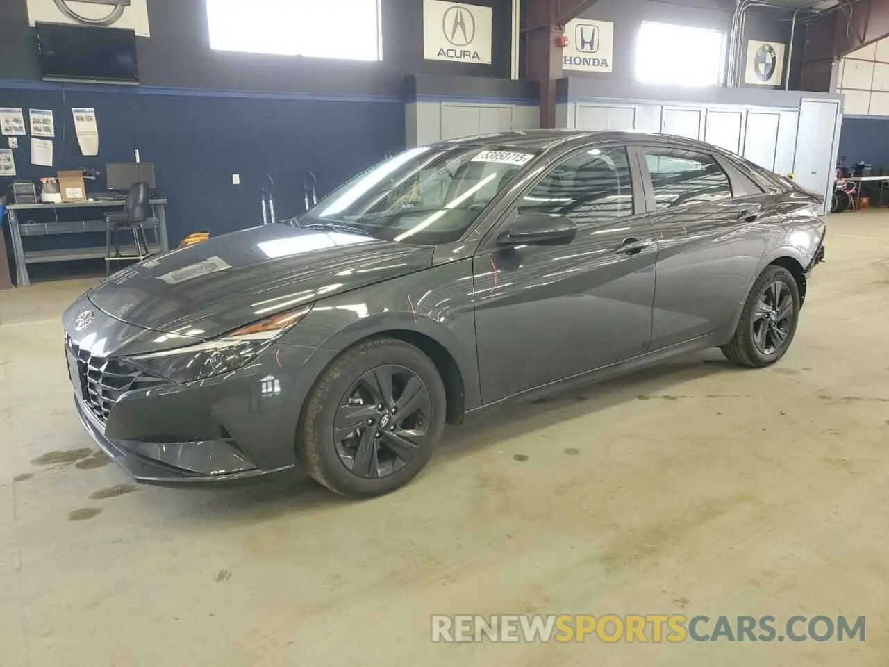 1 Photograph of a damaged car 5NPLM4AG8MH031154 HYUNDAI ELANTRA 2021