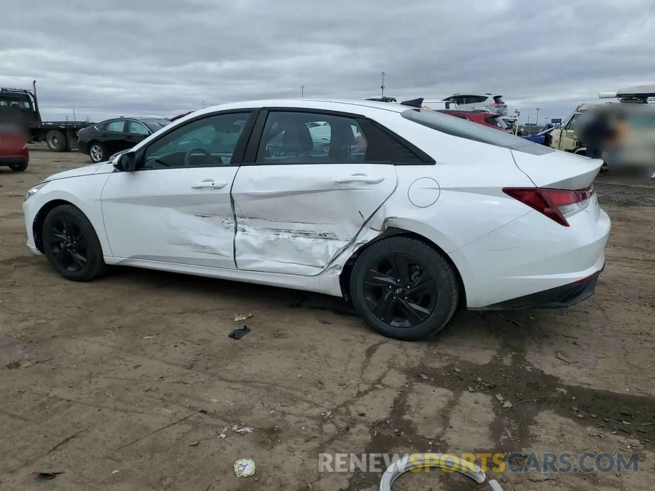 2 Photograph of a damaged car 5NPLM4AG8MH031414 HYUNDAI ELANTRA 2021