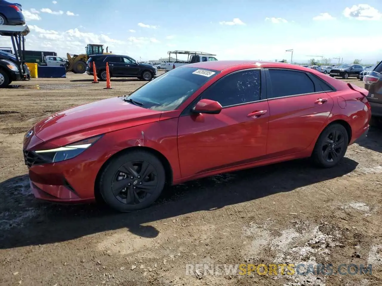 1 Photograph of a damaged car 5NPLM4AG8MH044275 HYUNDAI ELANTRA 2021