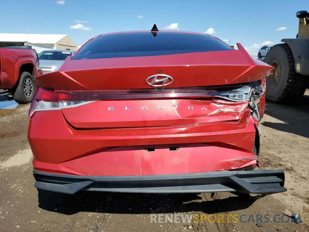 6 Photograph of a damaged car 5NPLM4AG8MH044275 HYUNDAI ELANTRA 2021