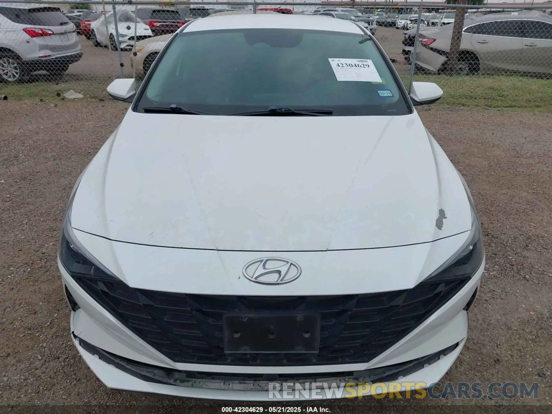 6 Photograph of a damaged car 5NPLM4AG9MH003265 HYUNDAI ELANTRA 2021