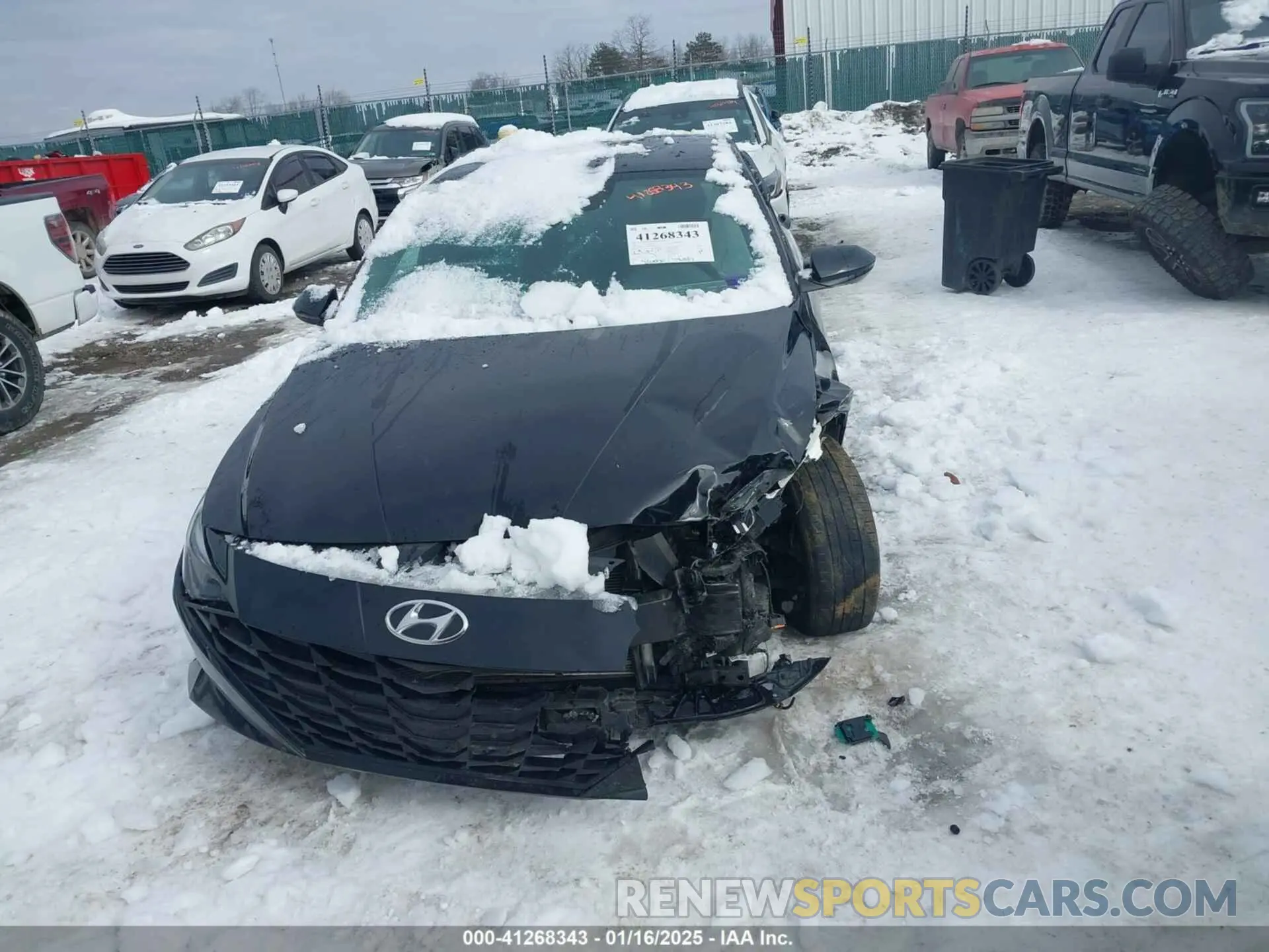 11 Photograph of a damaged car 5NPLM4AG9MH003332 HYUNDAI ELANTRA 2021