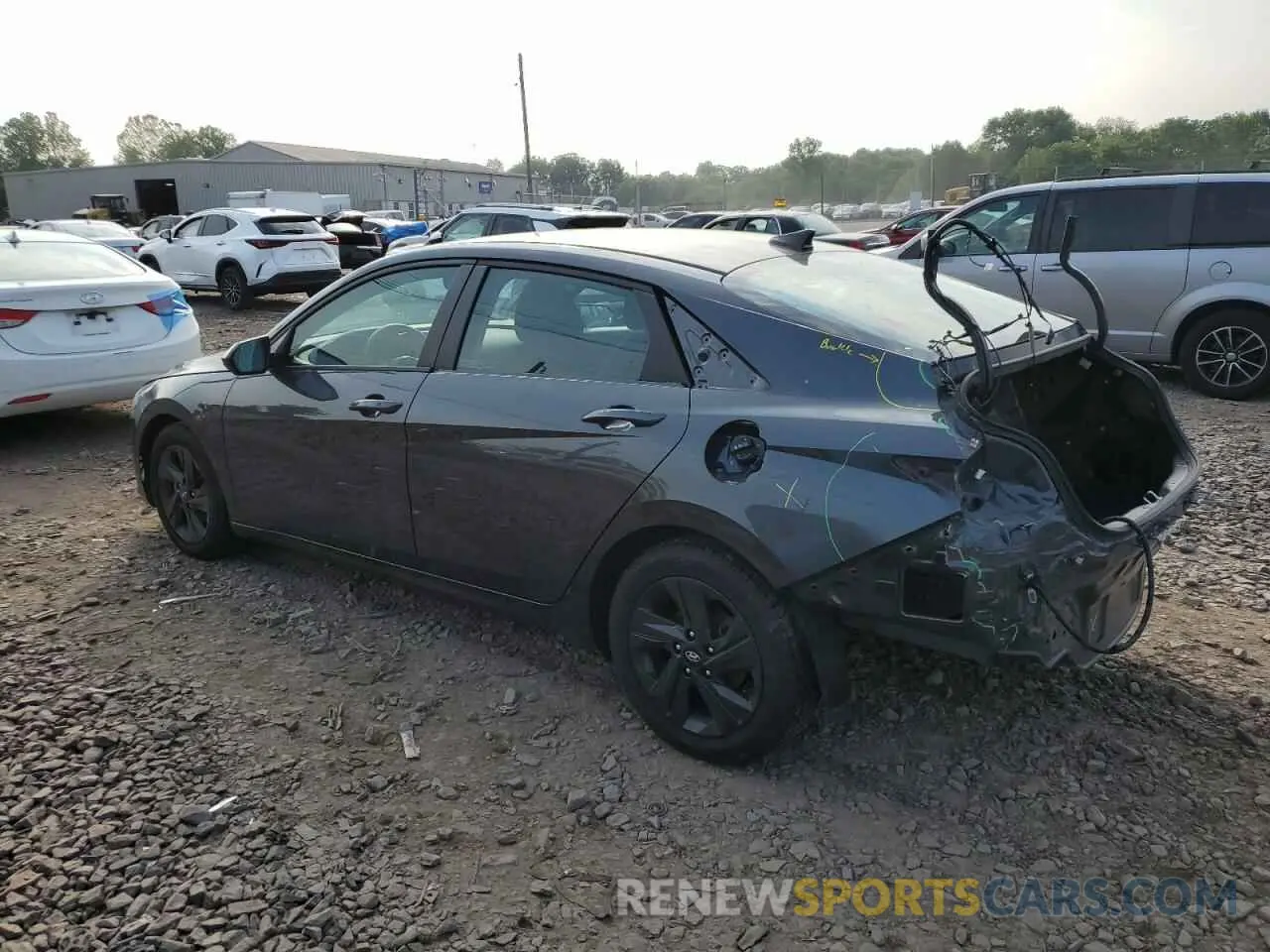 2 Photograph of a damaged car 5NPLM4AG9MH004285 HYUNDAI ELANTRA 2021