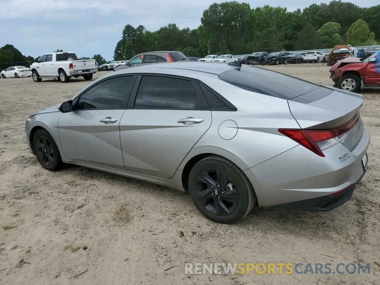 2 Photograph of a damaged car 5NPLM4AG9MH008109 HYUNDAI ELANTRA 2021