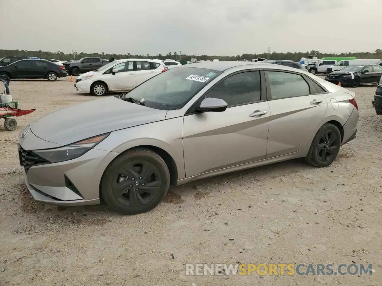 1 Photograph of a damaged car 5NPLM4AG9MH008546 HYUNDAI ELANTRA 2021